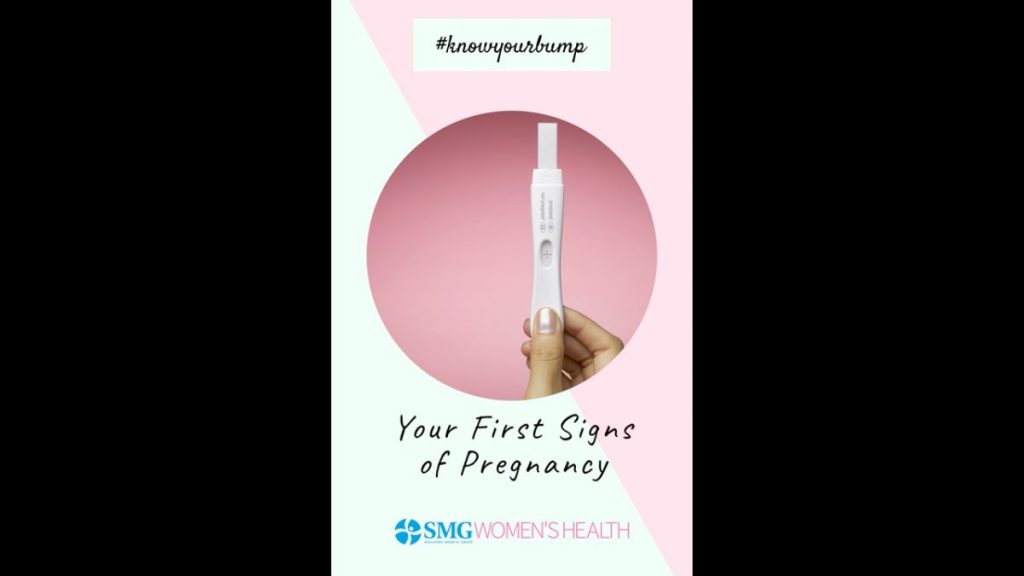 Your First Signs of Pregnancy SMG Women's Health