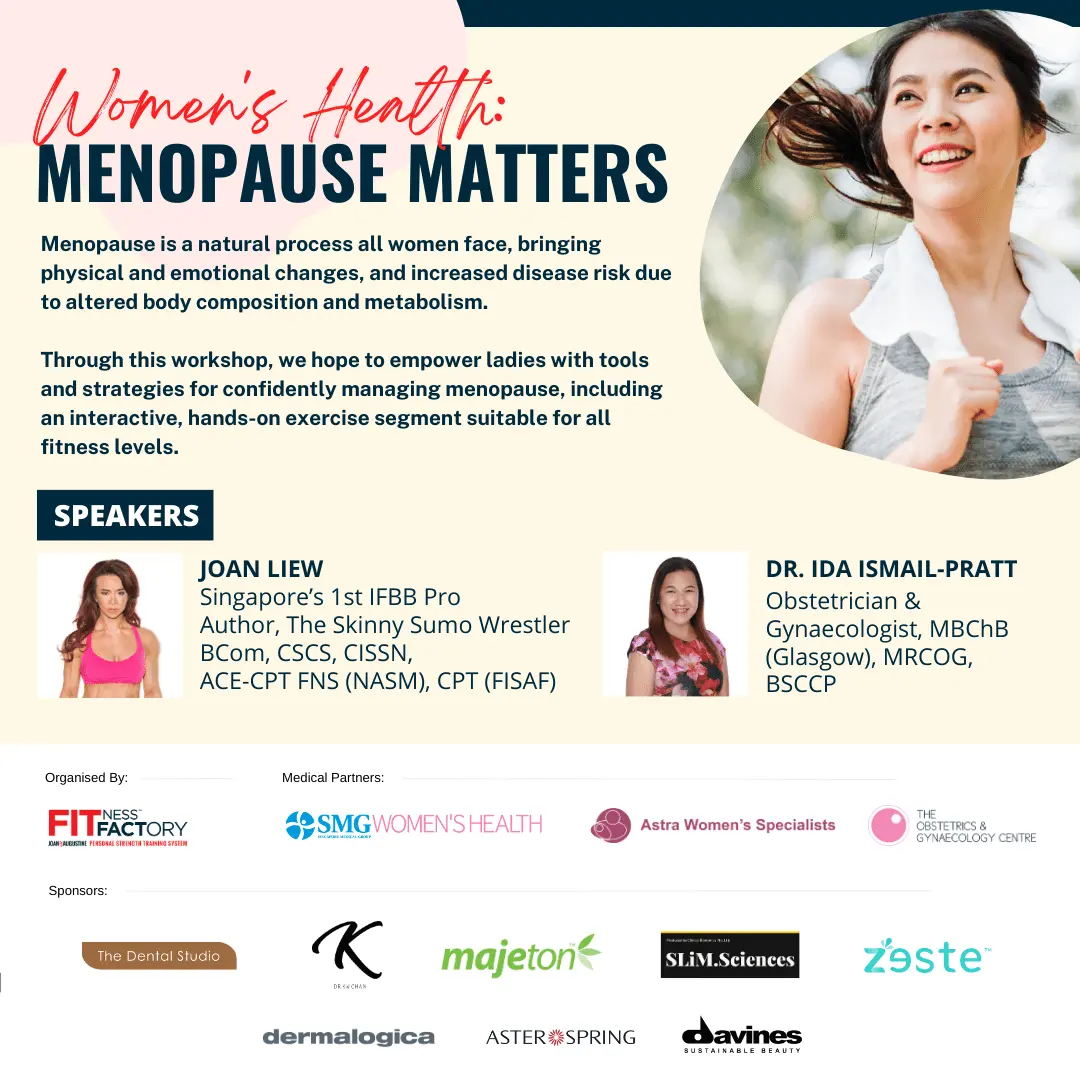 Menopause Matters Event Poster, 6 May, SMG Women's Health